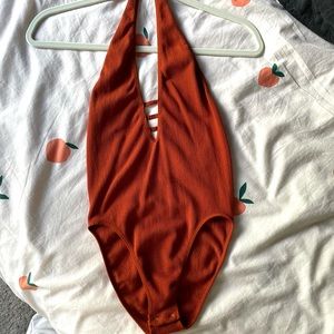 American Eagle Halter Bodysuit